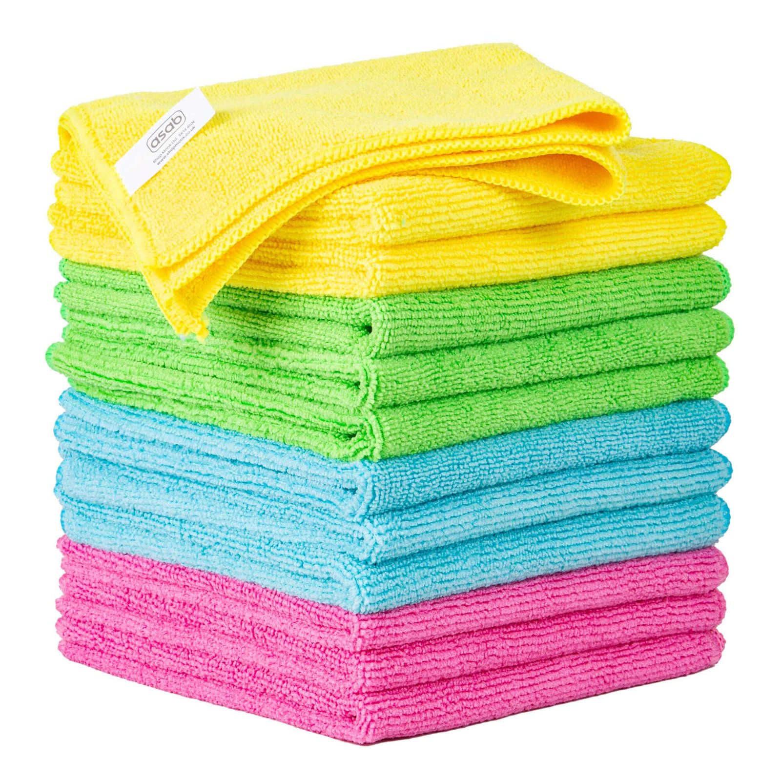 Pack of 12 Microfiber Cleaning Cloth