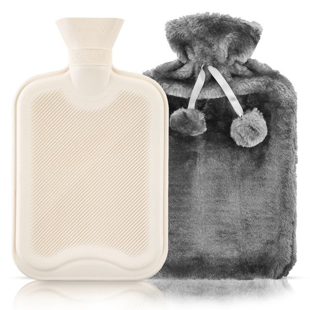Hot Water Bottle With Cozy Fur Cover thumbnail 2