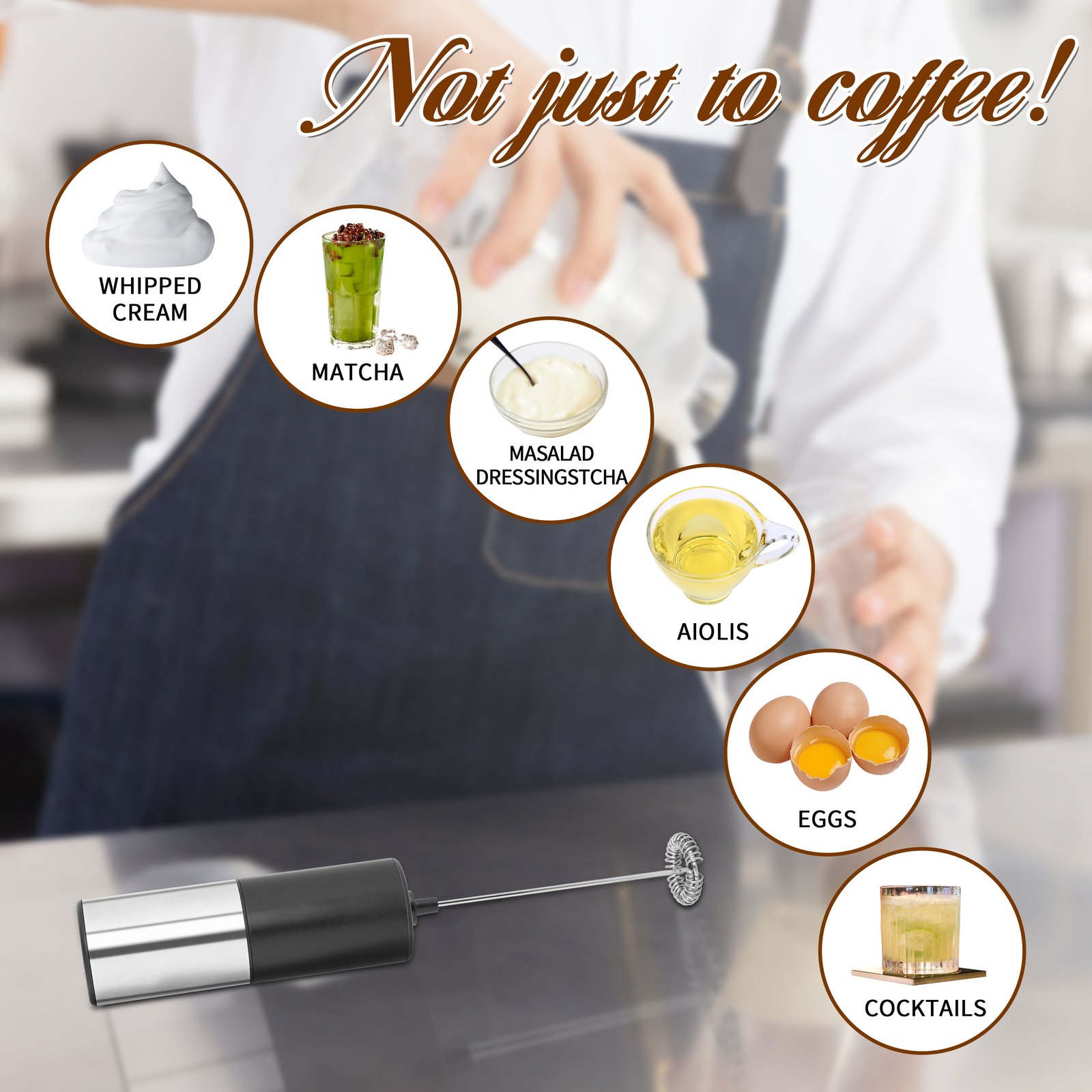 Electric Milk Frother thumbnail 6