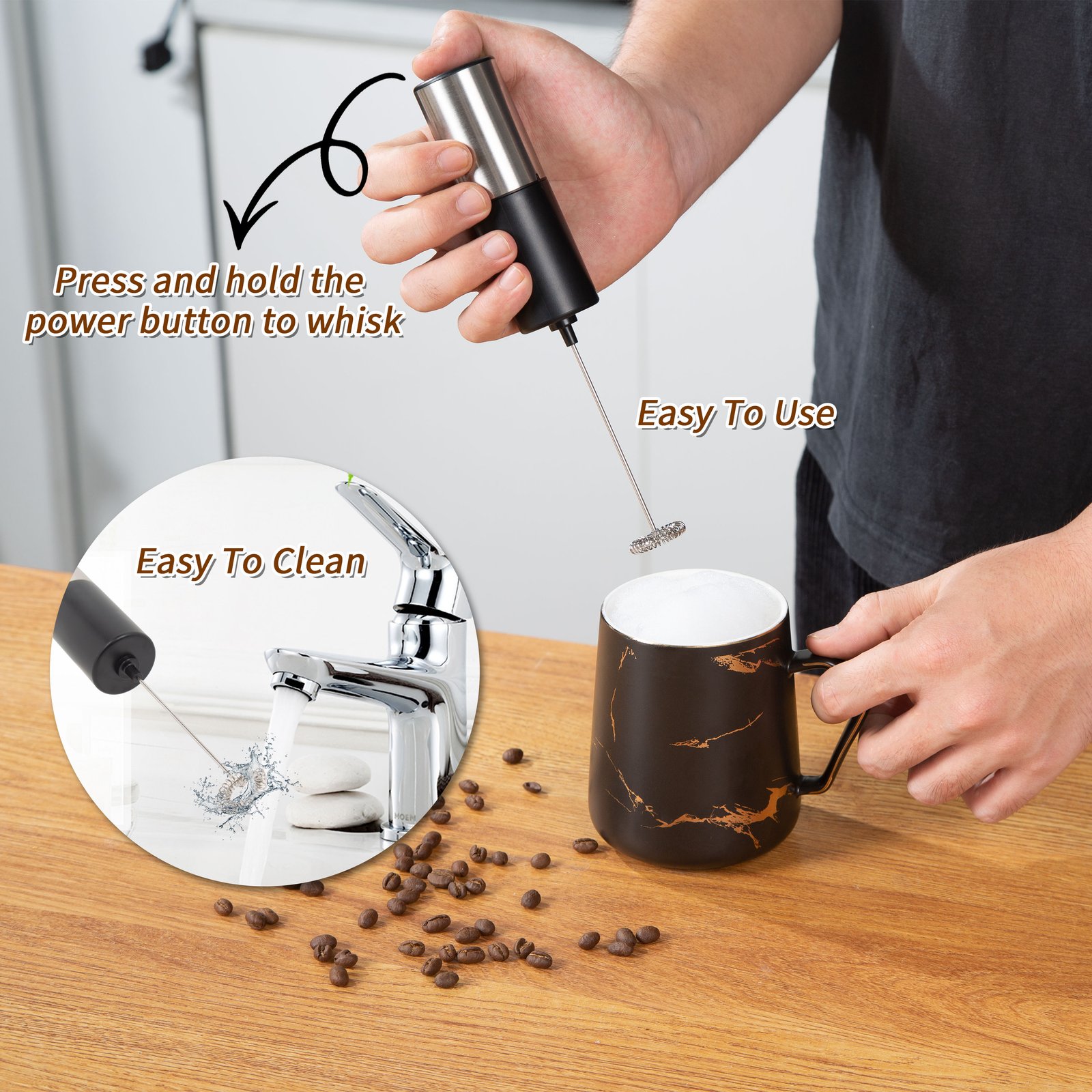 Electric Milk Frother thumbnail 4