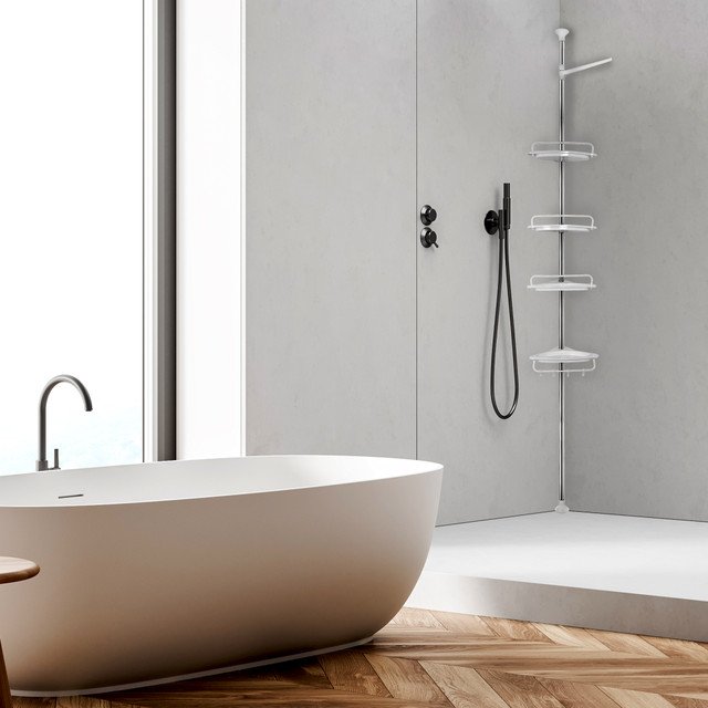 4 Tier Bathroom Corner Shelf thumbnail 4