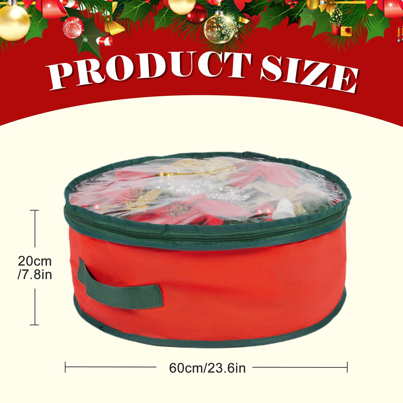 XMAS Wreath Storage Bag thumbnail 2