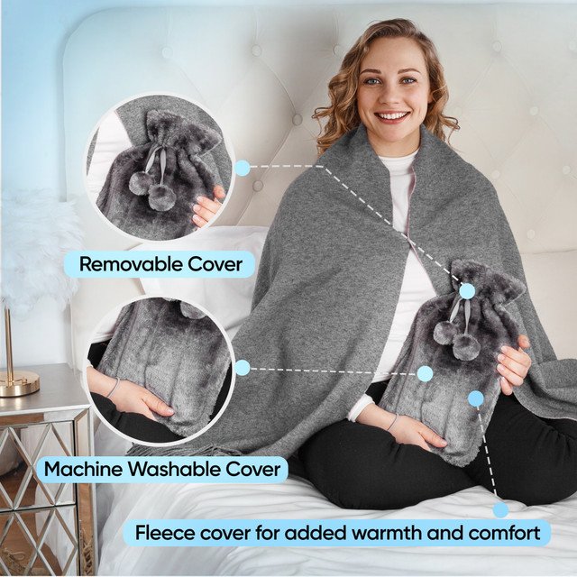 Hot Water Bottle With Cozy Fur Cover thumbnail 6