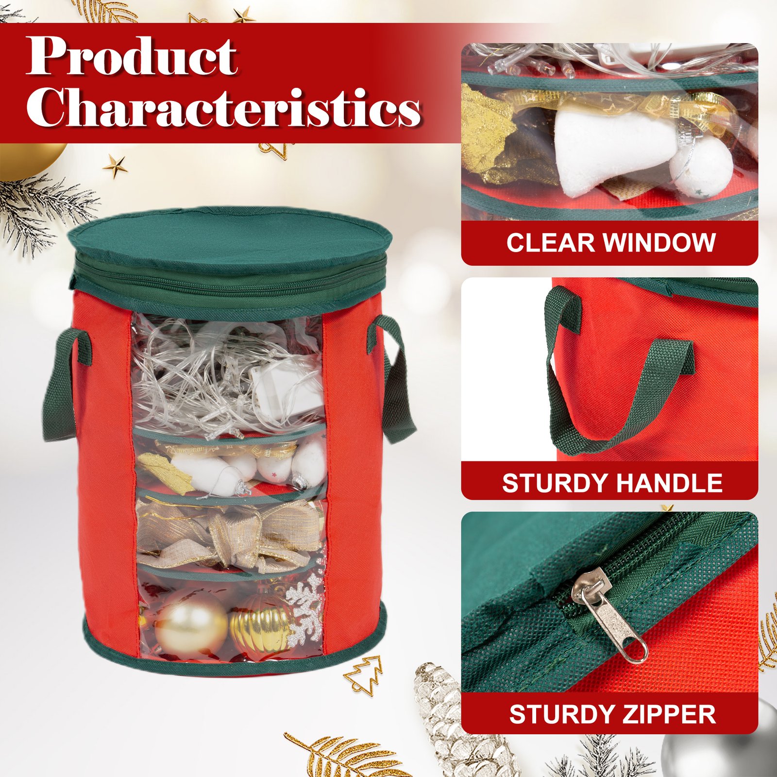 Christmas Tree Lights Storage Bag thumbnail 3