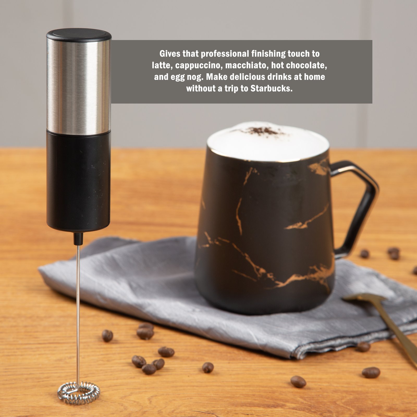 Electric Milk Frother thumbnail 3