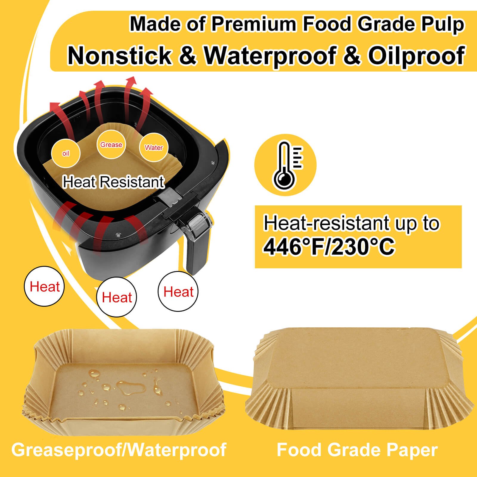 Air Fryer Disposable Paper thumbnail 4
