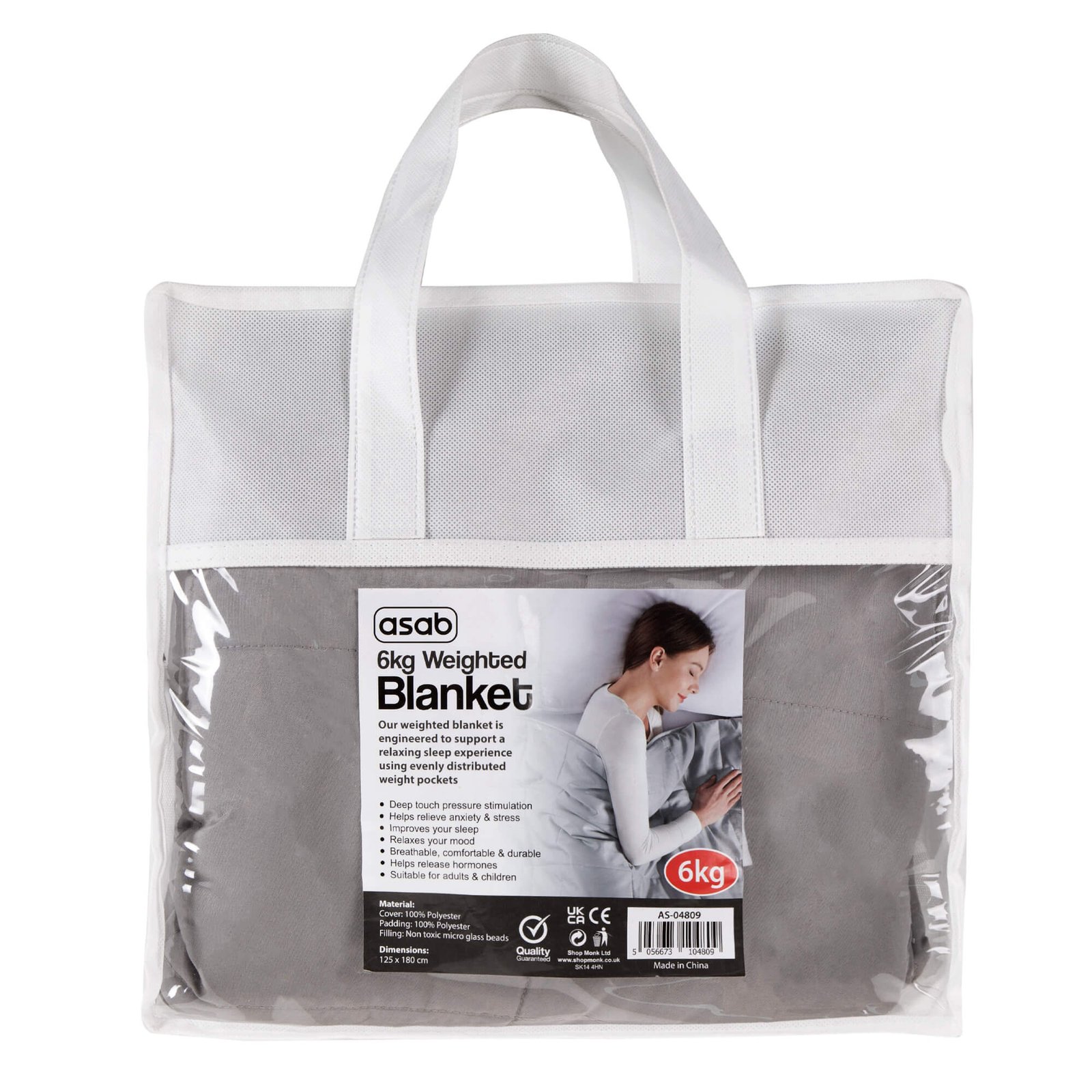 8kg Teddy Fleece Heavy Weighted Blanket thumbnail 2