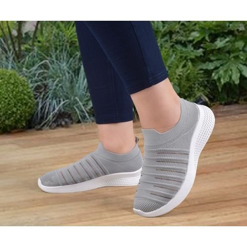 Fashion Women Mesh Sneakers Gray thumbnail 2
