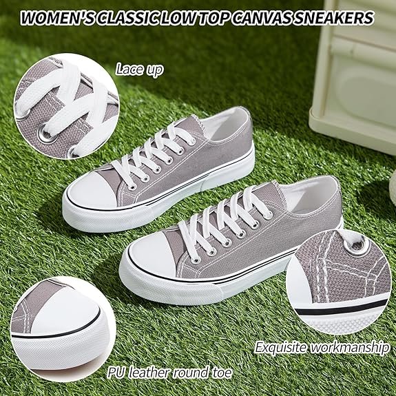 Canvas Tennis Shoes for Women thumbnail 2