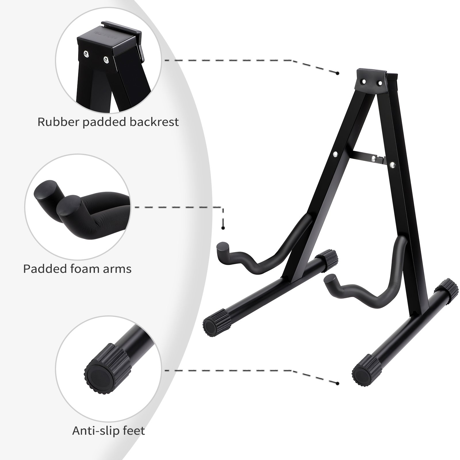 Guitar Stand with Wall Mounted Hook thumbnail 3