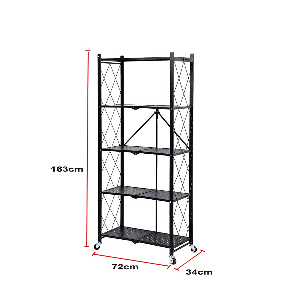 5 Tier Folding Storage Rack thumbnail 2