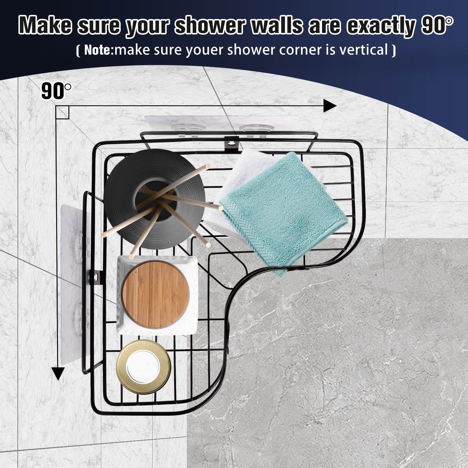 BATHROOM SHOWER ORGANISER thumbnail 4