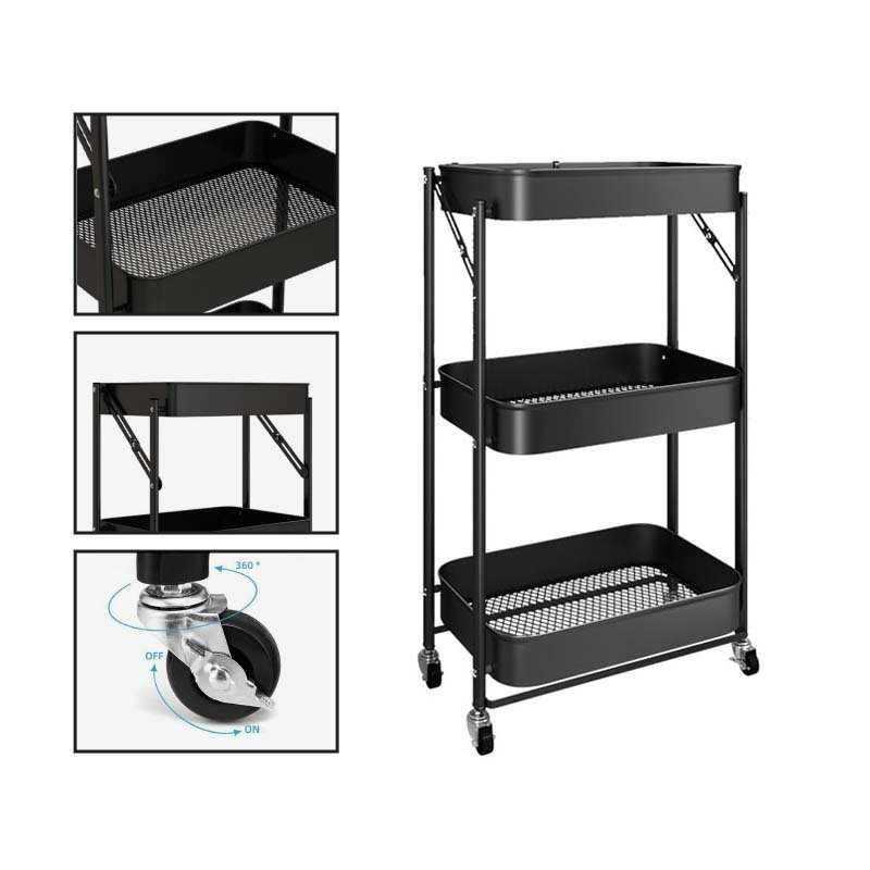 3 Tier Rolling Utility or Kitchen Cart
