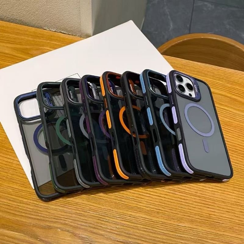 Premium iPhone Back Cover , Shockproof, Slim and Stylish Protective Case | Silicone, Leather and Transparent Options for All Models thumbnail 4