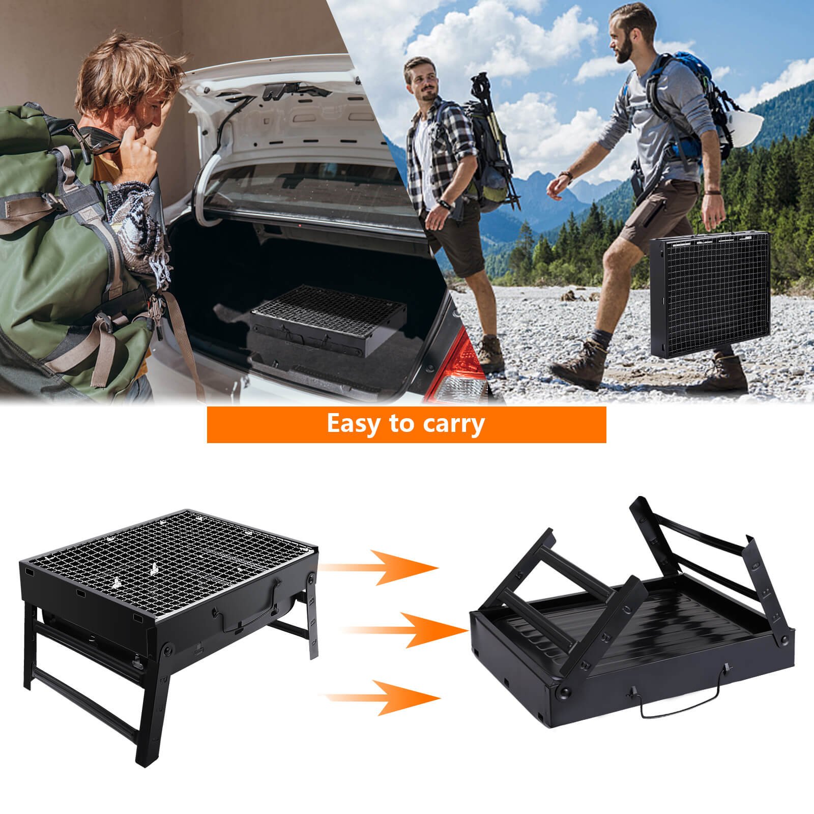 Folding bbq rack thumbnail 5