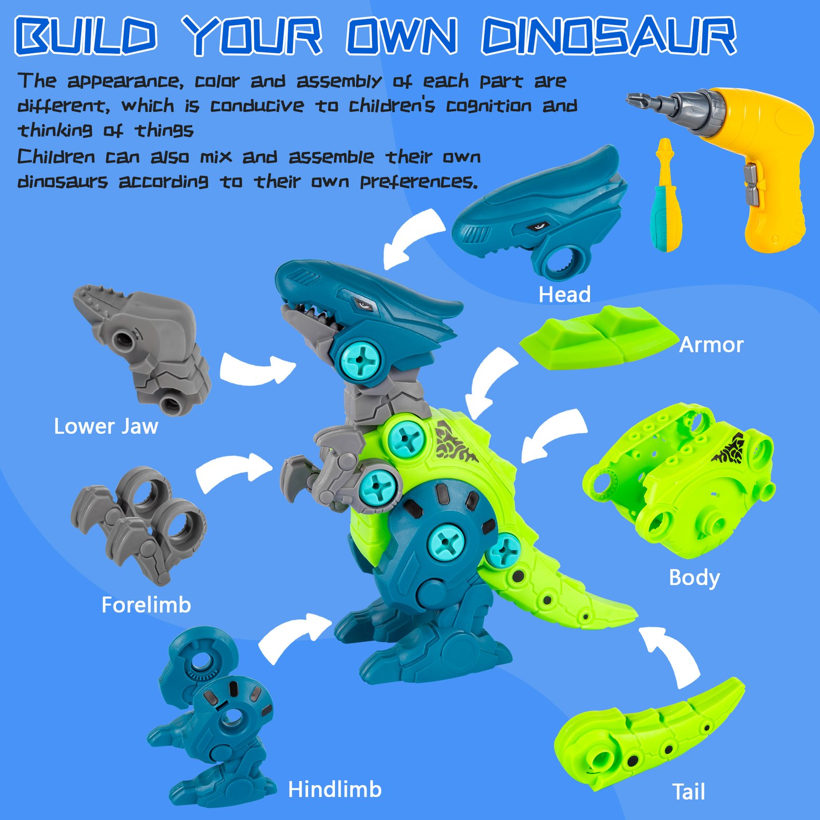 Take Apart Dinosaur Toys thumbnail 3