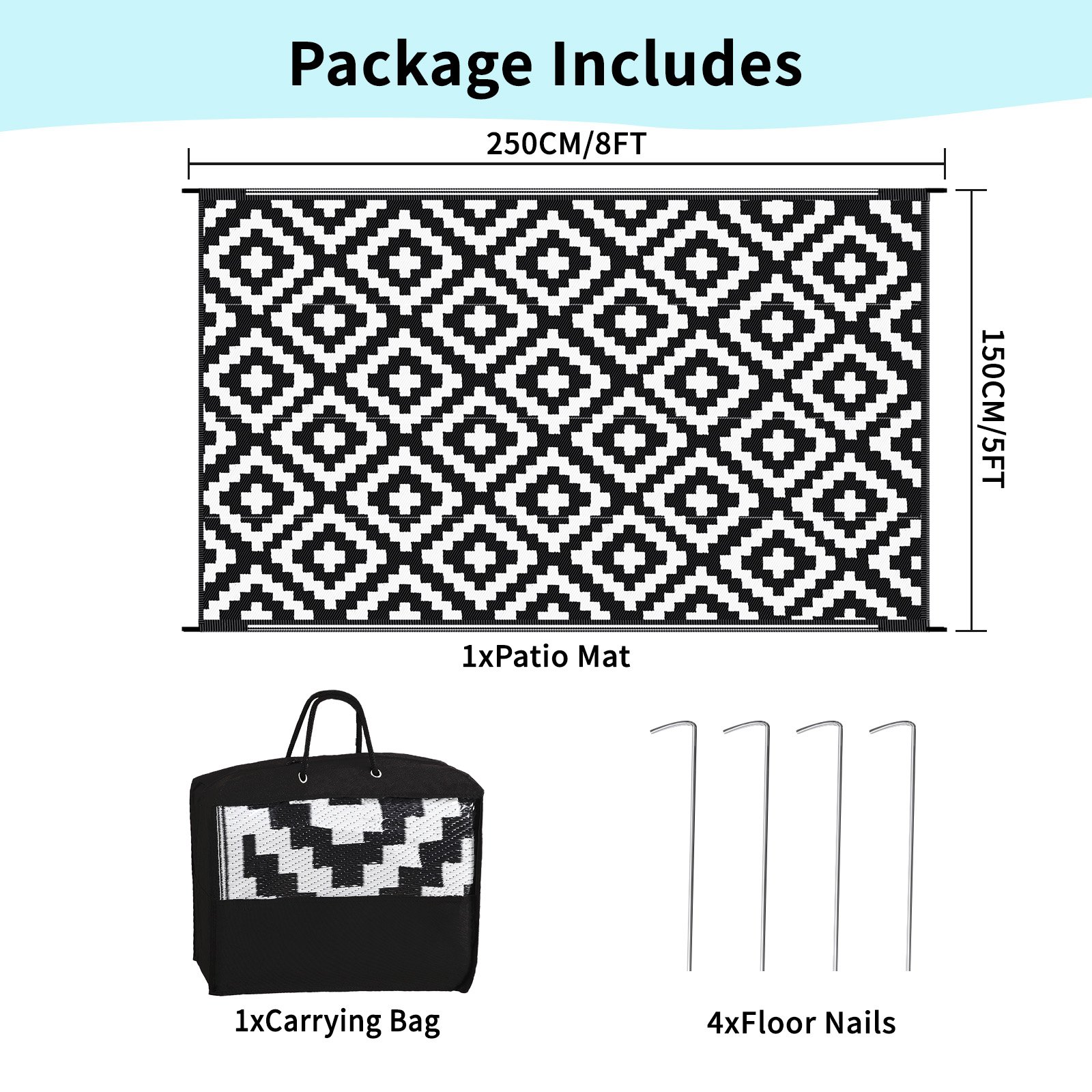 Waterproof Floor Rug thumbnail 5