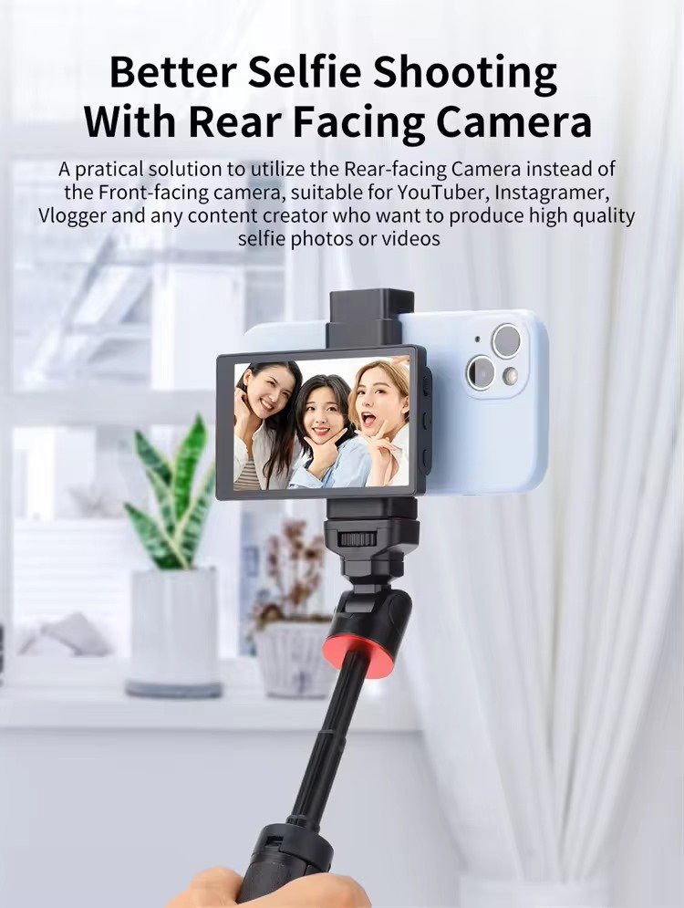 Real time Mirroring Phone Vlog Selfie Monitor Screen thumbnail 7