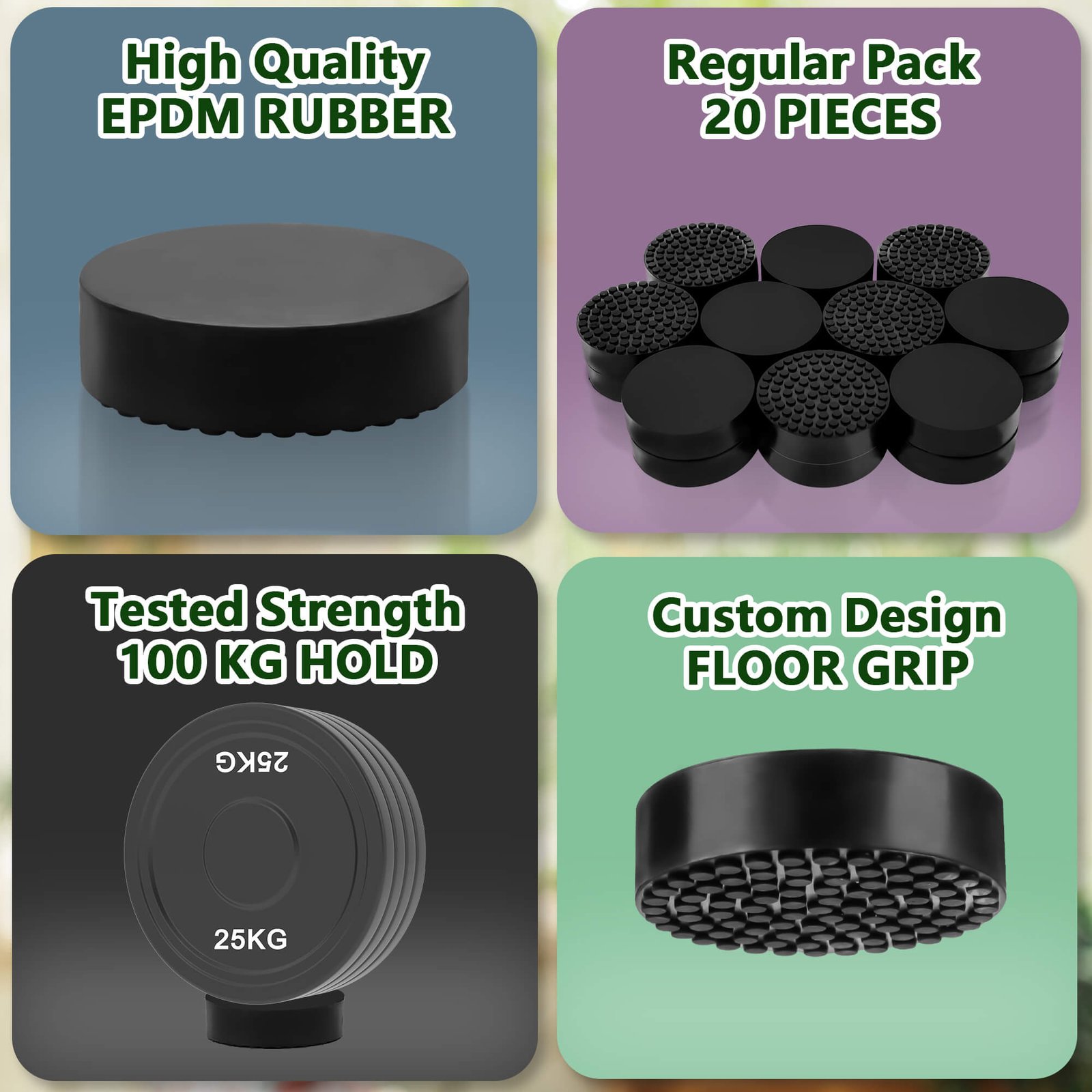 20PK Invisible Pot feet thumbnail 6