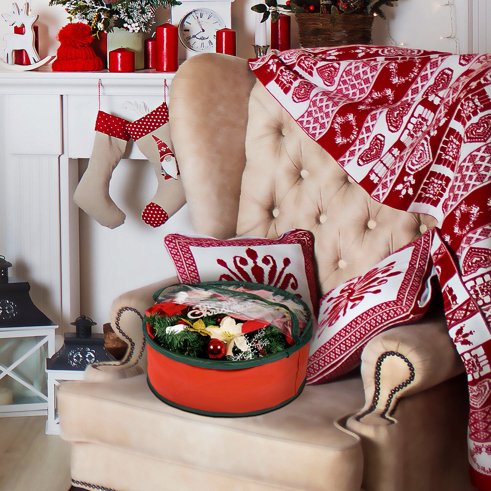 XMAS Wreath Storage Bag thumbnail 7
