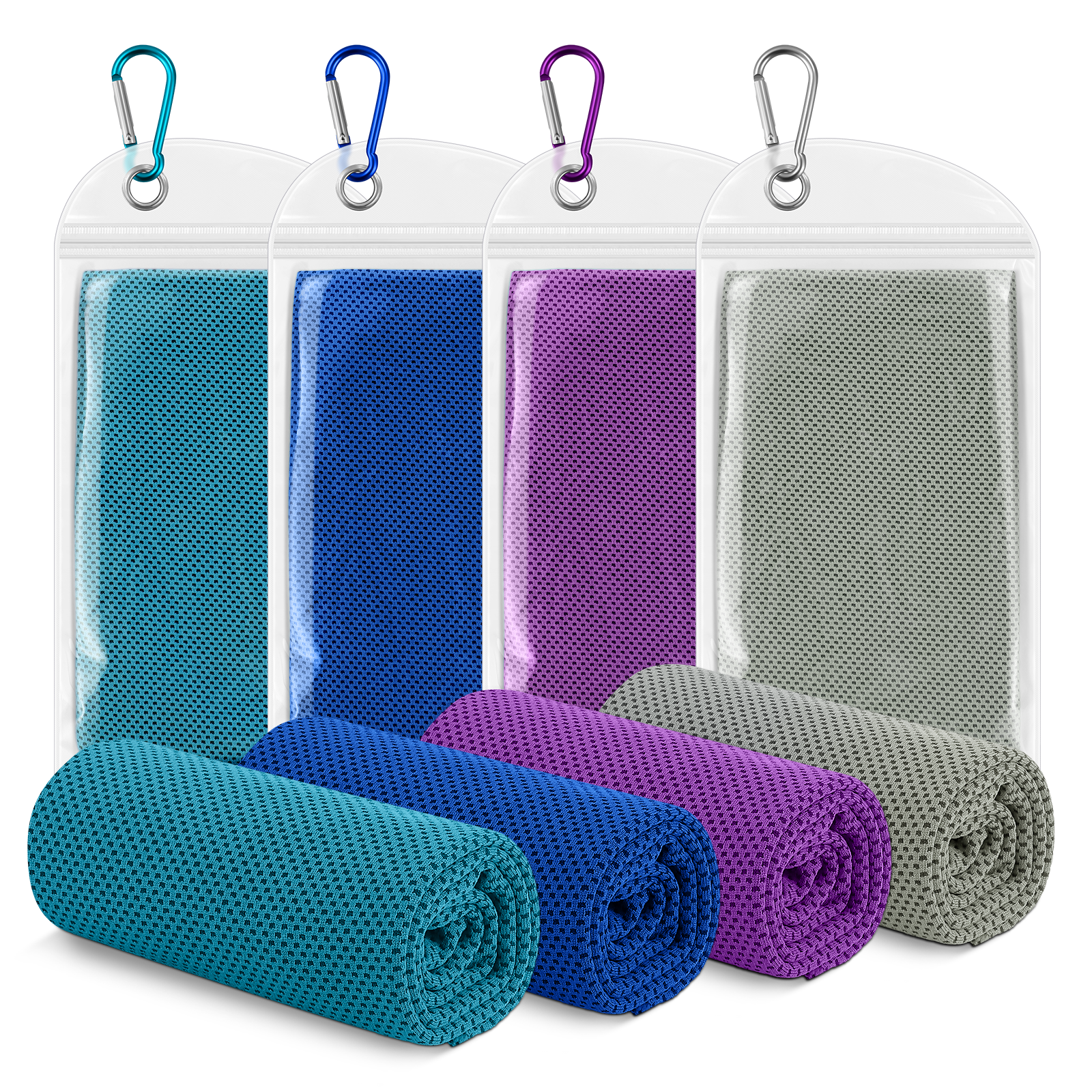 Pack of 4 Cooling Towels