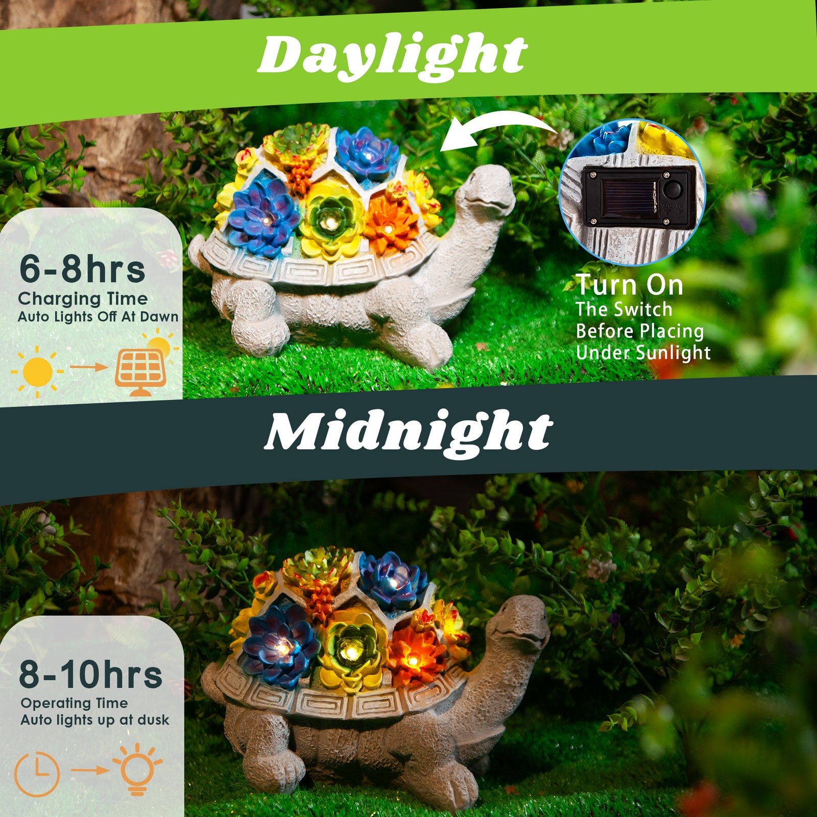 Solar Turtles for Outdoors thumbnail 3