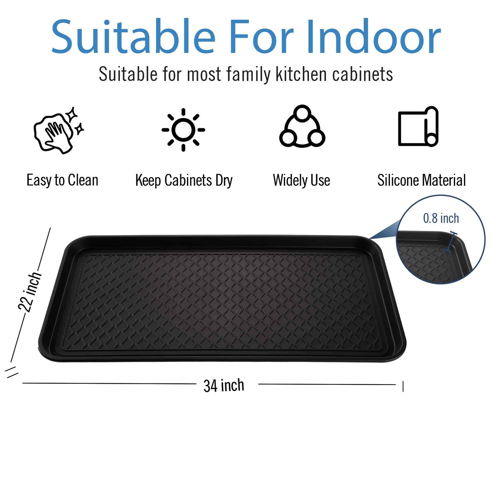 Non Slip Backing Shoe Mat thumbnail 4