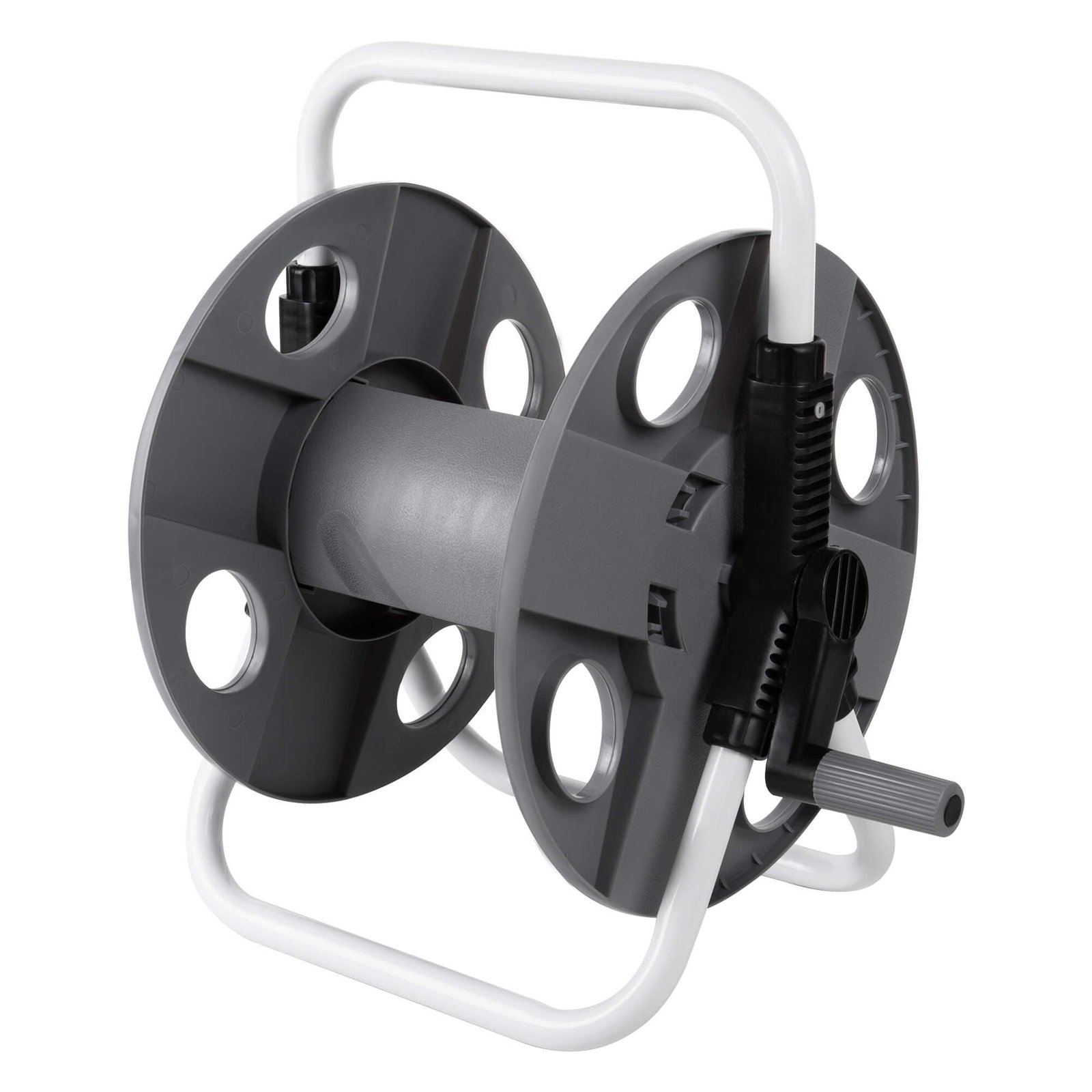 HOSE REEL REVOLVING AXLE PREVENTS HOSE FROM TWISTING