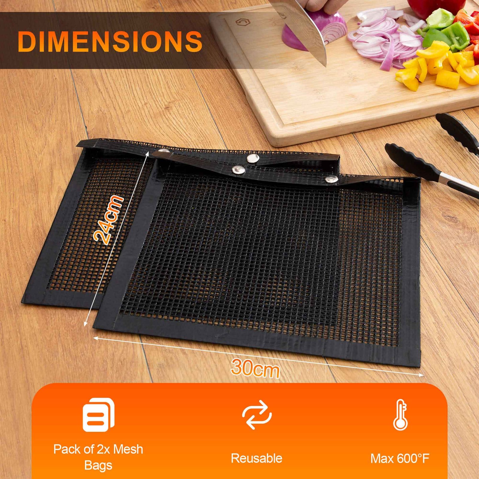 BBQ Grill mesh bags thumbnail 6