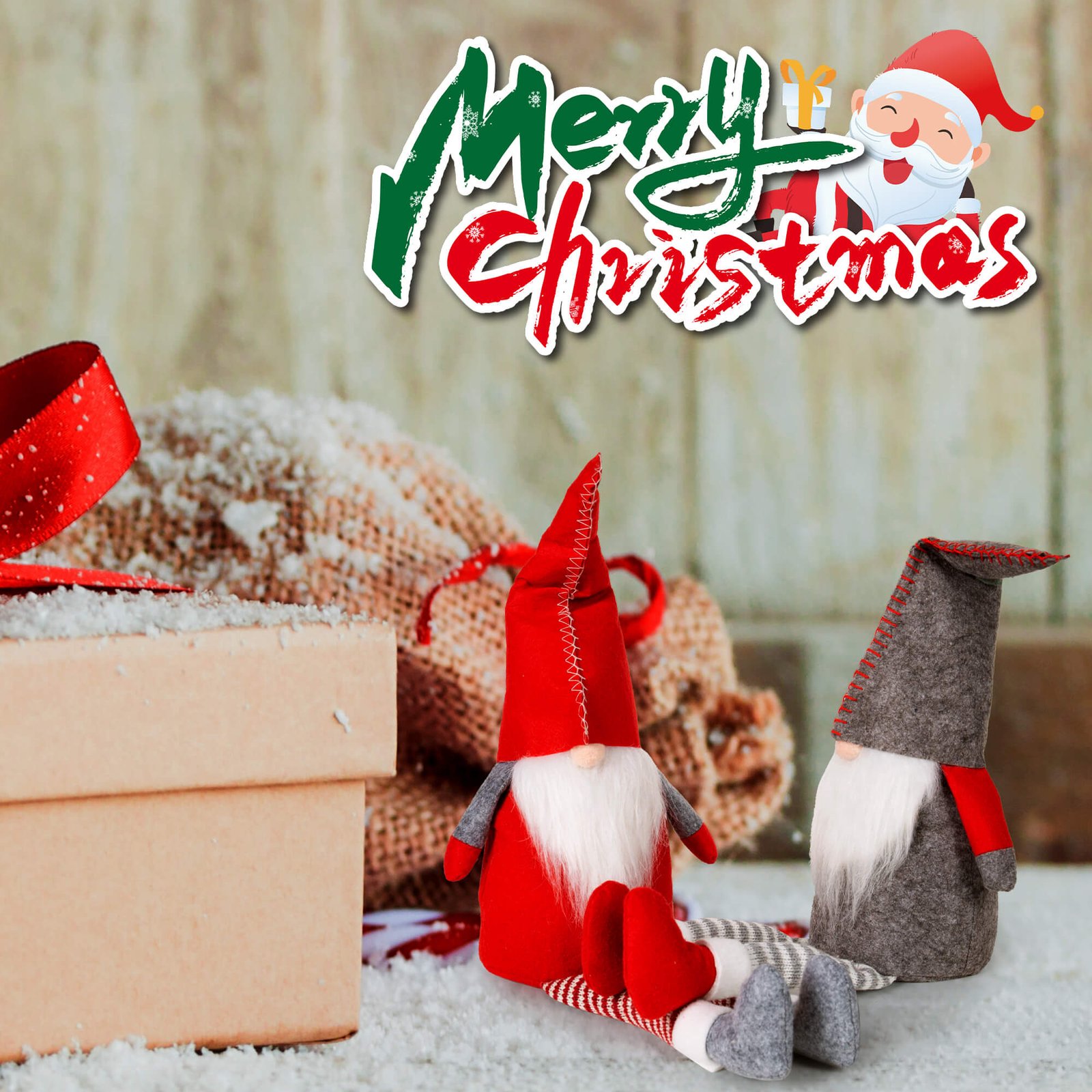 3PK Gnome Christmas Ornaments thumbnail 7