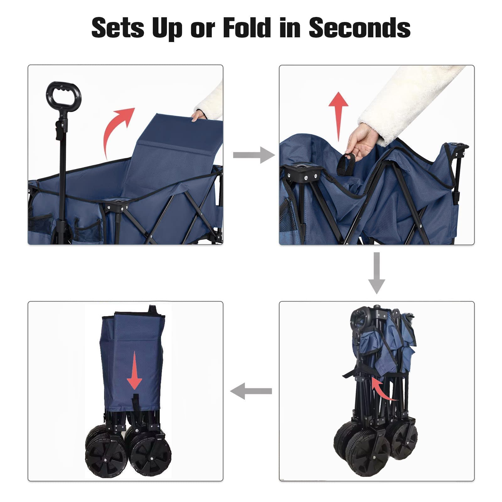 Heavy Duty Folding Wagon thumbnail 3