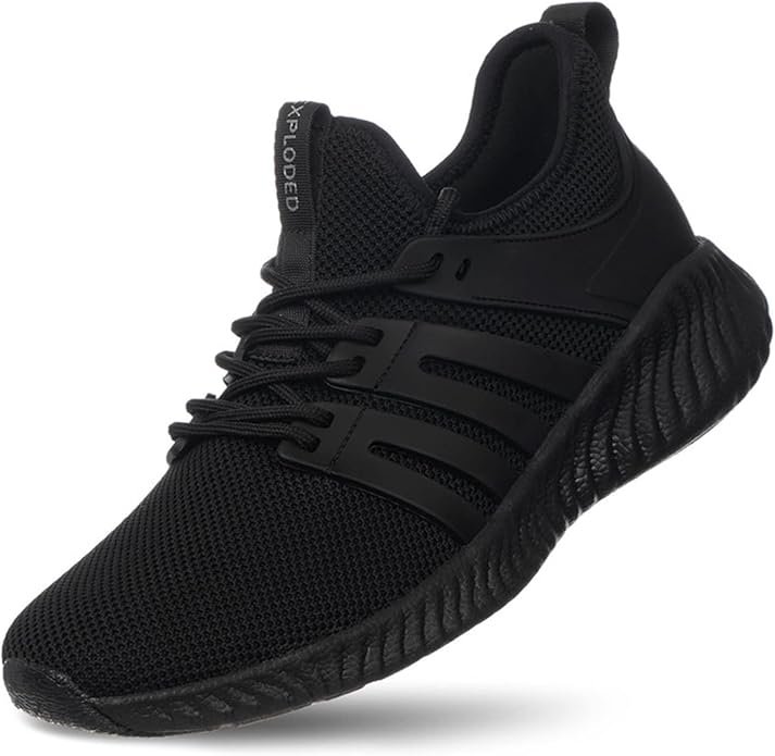 Men's Lightweight Breathable Sneakers Slip On Athletic Running Shoes