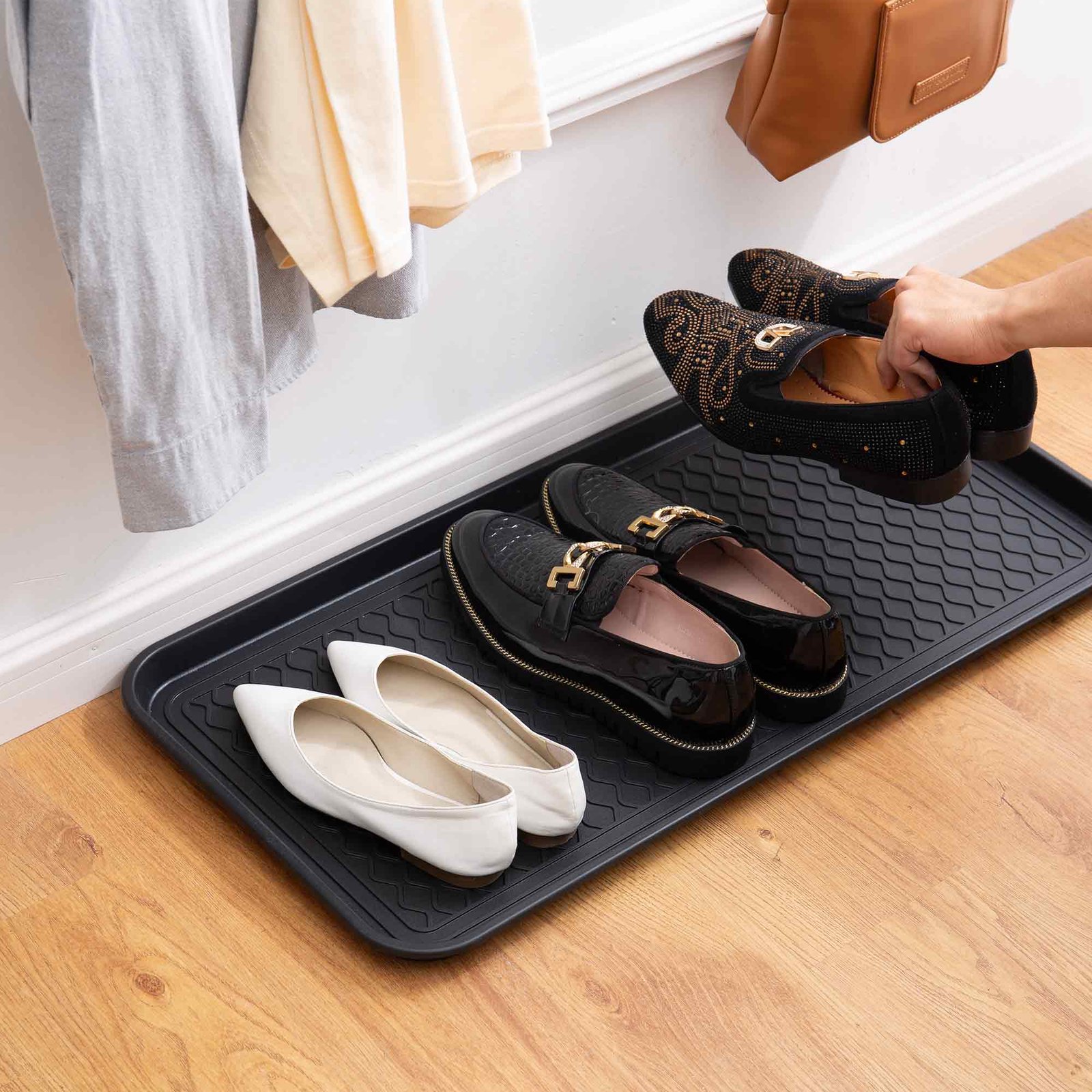Non Slip Backing Shoe Mat thumbnail 5