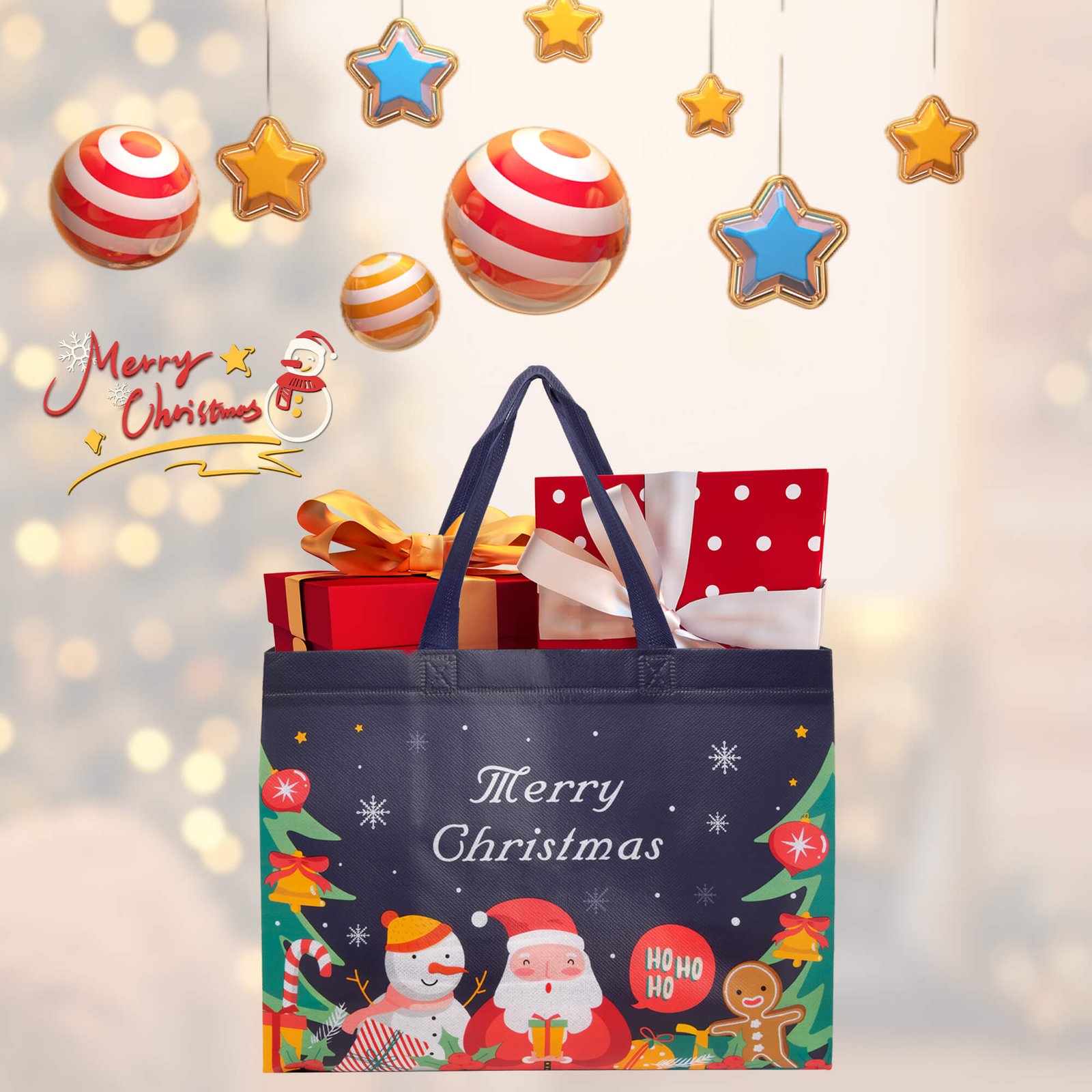 12pk ChristmasGift Bags thumbnail 2