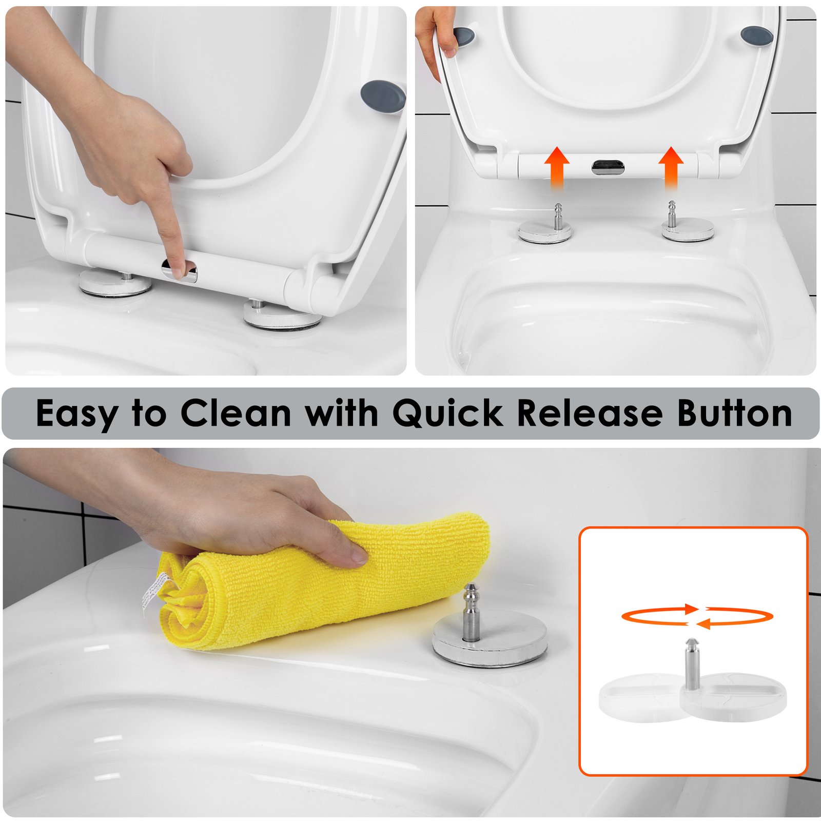 Soft Close Toilet Seat thumbnail 3