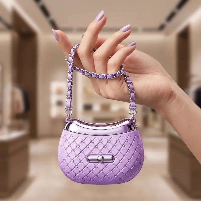 Fashion Open Ear Wireless Earphones with Luxury Handbag Charging Case thumbnail 2