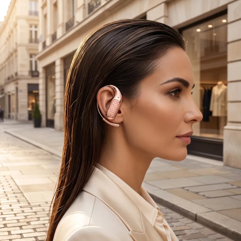 Fashion Open Ear Wireless Earphones with Luxury Handbag Charging Case thumbnail 7