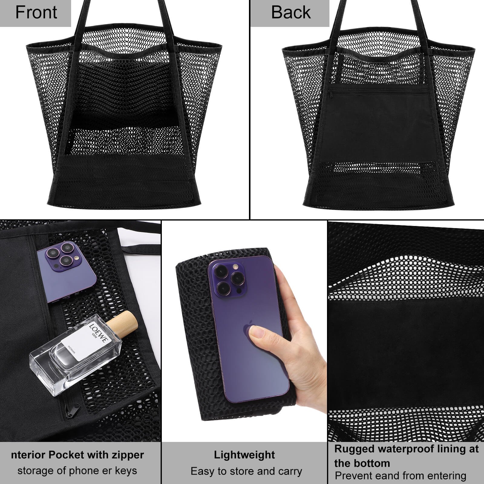 Mesh Tote Bag thumbnail 4