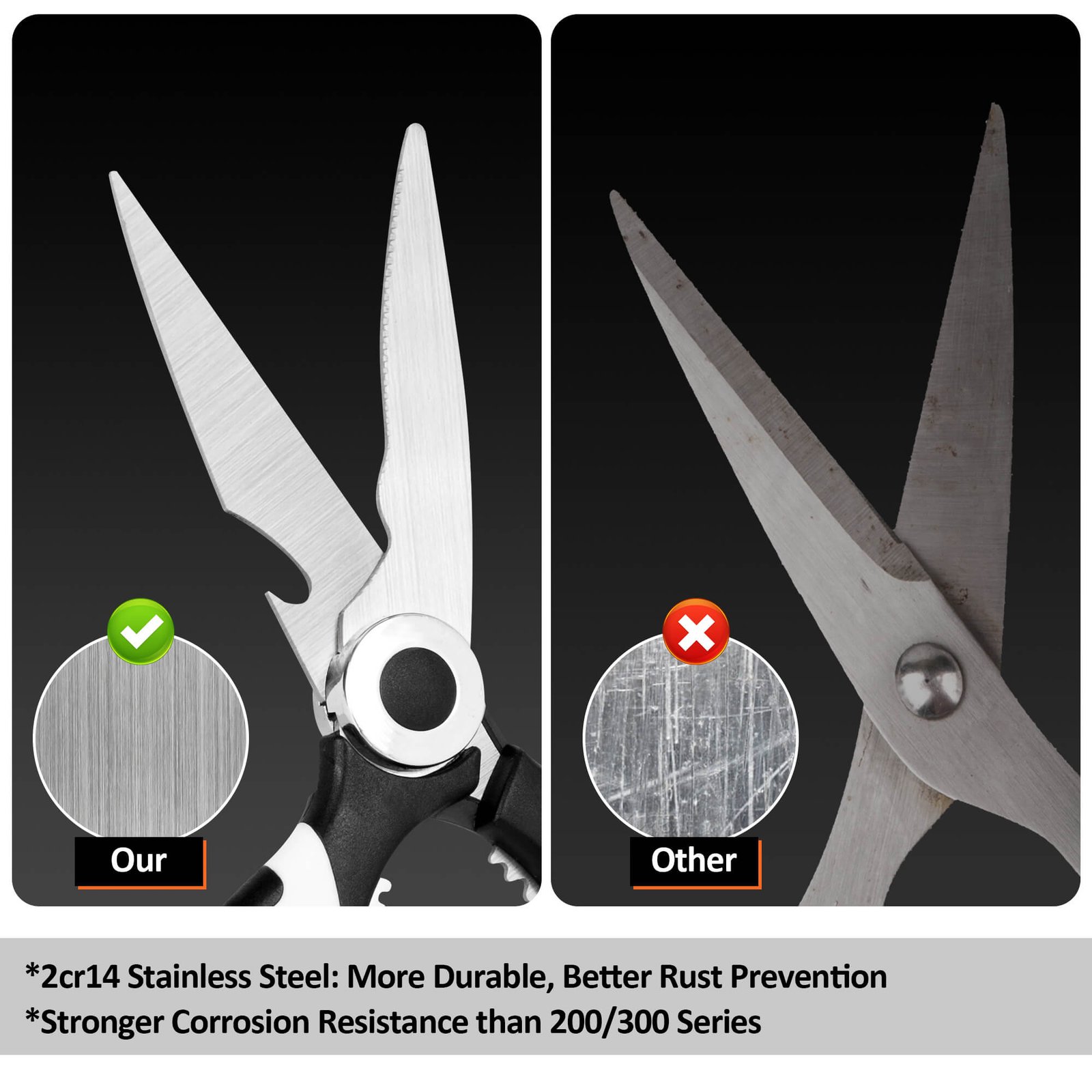 Heavy Duty Kitchen Scissors thumbnail 6