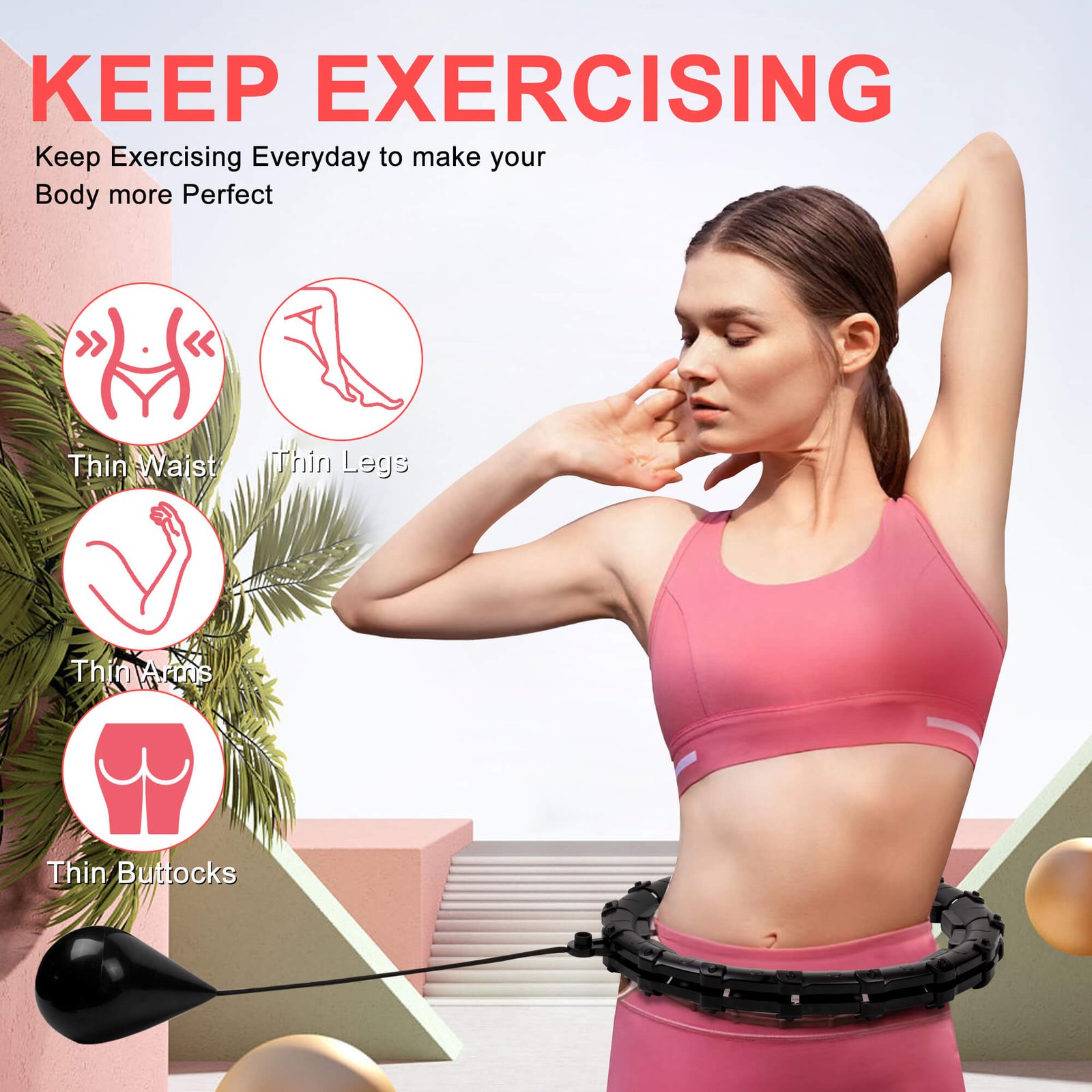 Fitness Smart Hula hoop thumbnail 7