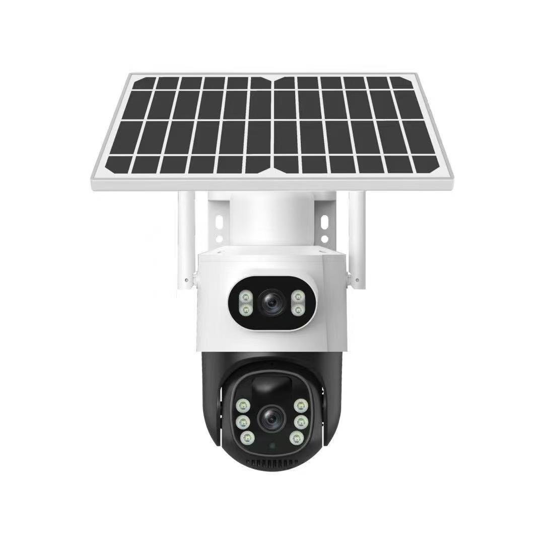 Dual Lens Dual Screen 4K UHD Solar Security Camera