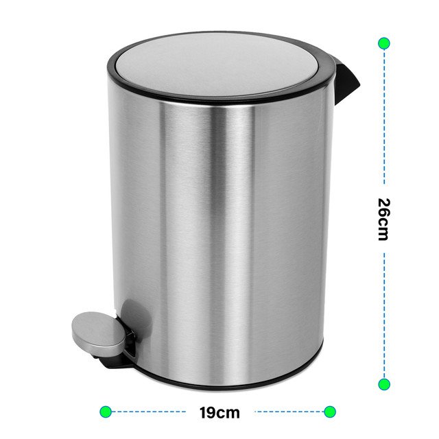 3L Pedal Stainless Steel Bin thumbnail 5