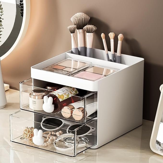 Small Desk Organizer with Drawers