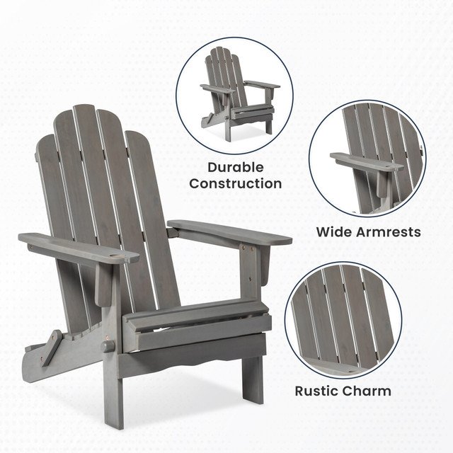 Folding Chair Wooden Deck Chair thumbnail 5