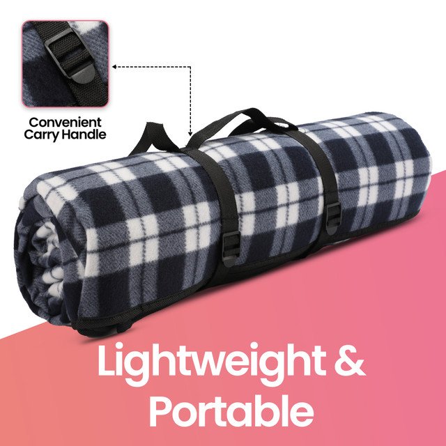 Travel Picnic Blanket Water Resistant | Outdoor Blanket Multipurpose Camping Rug Garden Blanket thumbnail 6