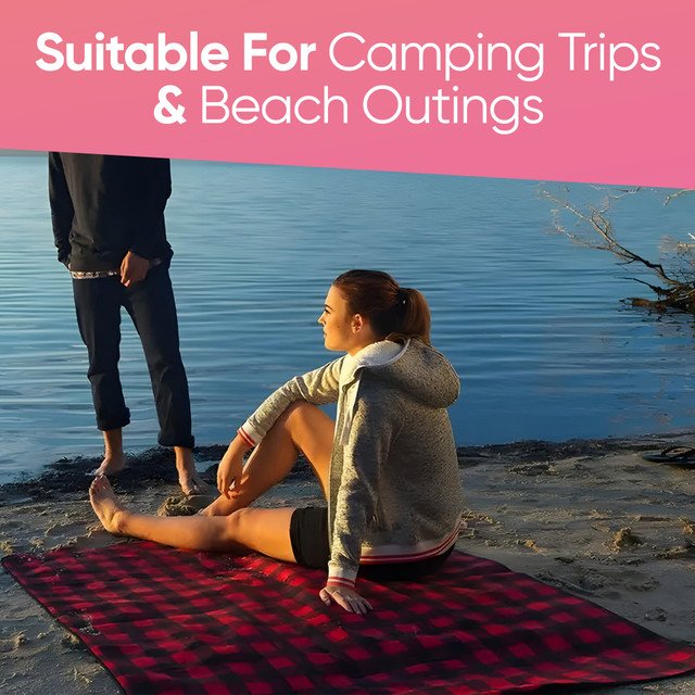 Travel Picnic Blanket Water Resistant | Outdoor Blanket Multipurpose Camping Rug Garden Blanket