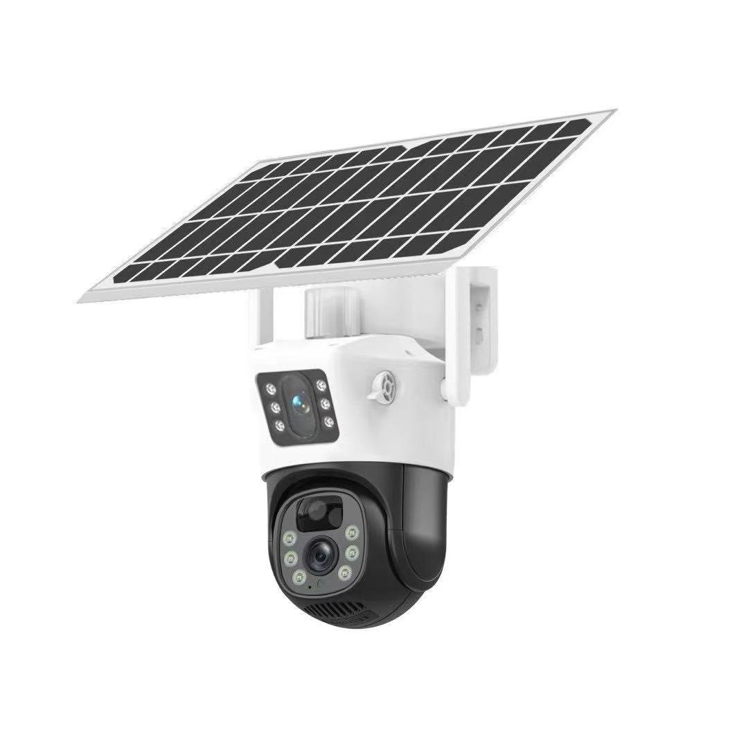 Dual Lens Dual Screen 4K UHD Solar Security Camera thumbnail 2