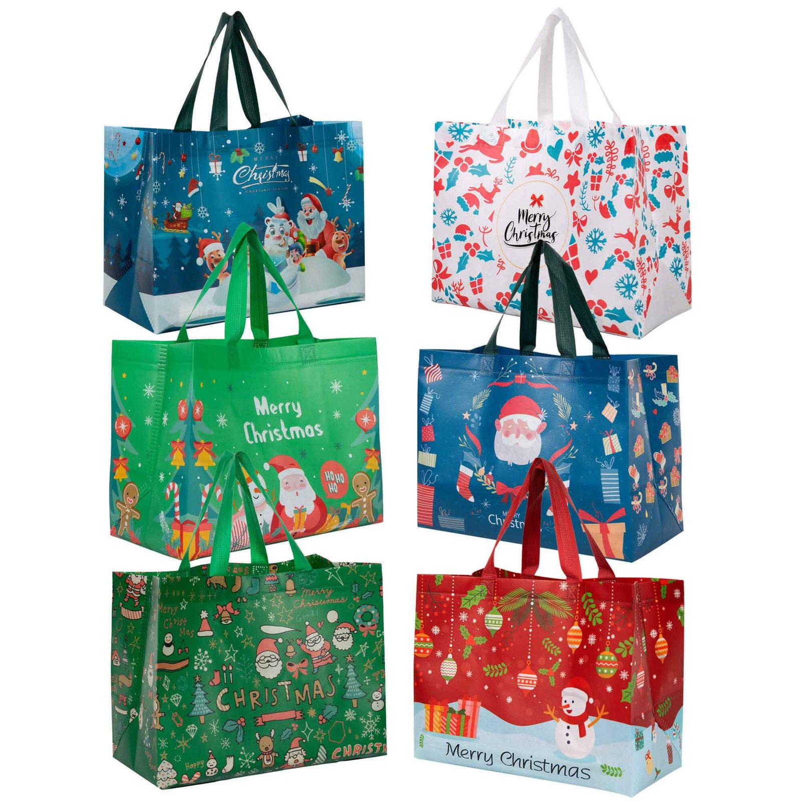 12pk Christmas Gift Bags