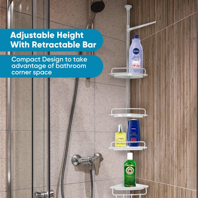 4 Tier Bathroom Corner Shelf thumbnail 9