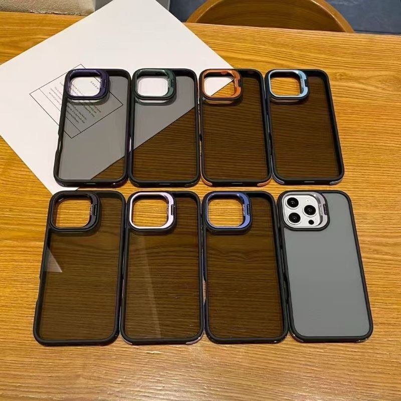 Premium iPhone Back Cover , Shockproof, Slim and Stylish Protective Case | Silicone, Leather and Transparent Options for All Models thumbnail 3